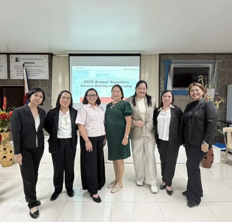 RJ Spring team at Toyota Boshoku 2026 Annual Suppliers Meeting and Awarding