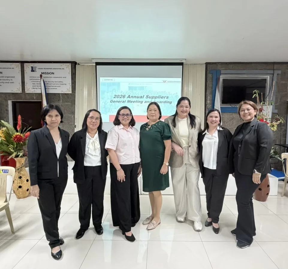 RJ Spring team at Toyota Boshoku 2026 Annual Suppliers Meeting and Awarding